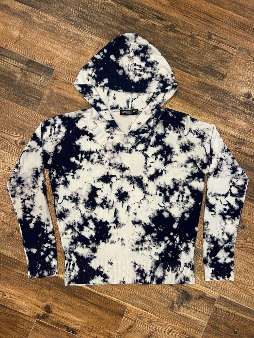 Central Park West Tie Dye Sweater Hoodie